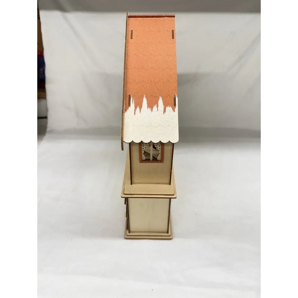 Lighted Wooden Advent Calendar 3D Holiday HomeScene LED 24 Drawers 15